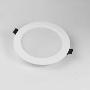 Industrial Indoor Backlit Recessed LED Panel Downlight IP33 Aluminum and PC Construction