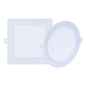 Industrial Square LED Panel Light White 3000K 4000K 6000K Three-CCT Selectable IP44 for Home Office and Workshop