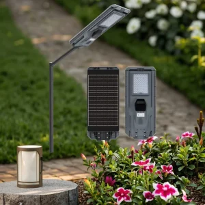 Integrated 100W 300W LED 4G Smart Solar Street Light with Remote Monitoring Motion Sensor IP65 for Outdoor Road Garden Office