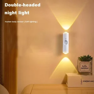 Intelligent Home LED Night Lamp Colorful Gradient USB Rechargeable Mini Induction Magnetic Smart Night Lamp for Wall Bedroom