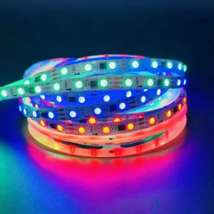 Intelligent Programmable Addressable RGB Smart Light Strip 12V 60LED m IP20 2811ic Disco Stage Tracking Flowing LED Light Strip