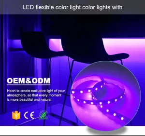 Interior Mood Lighting RGBW Led Strip Light 60LEDs Custom IP Flexible Soft Light Tape PCB10mm for Bar Facade Furniture Retail