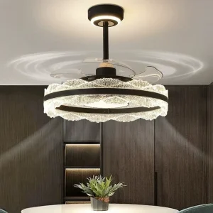 Invisible Integrated Ceiling Fan Light Minimalist Lamp Dining Table Living Room Bedroom