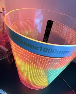 Invisible LED Film Display P4 P6.25 P8 P10 Flexible Transparent Self Adhesive LED Panel for Shop Window Branding