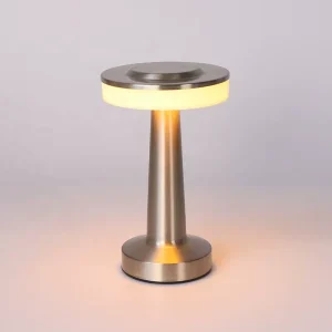 Iron E27 Eye Protection Rechargeable Desk Lamp Modern Cordless Adjustable Table Lamp for Bar Restaurant Bedroom Decor Led Lamp
