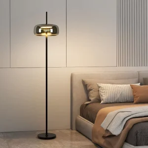 Italian Minimalist Iron Floor Lamp Light Luxury Style for Living Room Sofa Bedroom Decor