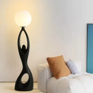 Italian Retro Roman Column Floor Lamp Living Room Light Luxury Bedroom Antique Style Headboard