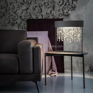 Italian Style Modern Floor Lamp Light Luxury Classical Style Modern Crystal Table Lamps for Living Room Dining Room Bedroom
