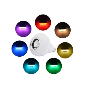JK103 LED Smart Light Bulb with Wireless Bluetooth 4.0 Speaker E27 Base and Music Player