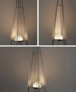 JYLIGHTING Metal Tripod Standard Light Led Floor Lamp Creative Design OEM ODM Modern Crystal Floor Lamps