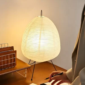 Japanese Style Lamp Vintage Night Light Paper Lamp Floor Light Rice Paper Rice Lantern Lamp Retro Tea Bedroom Decor