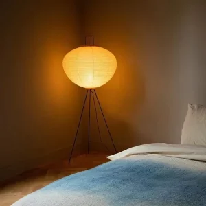 Japanese style Isama for Xuan Iron LED Bedroom Floor Lamp Cross border Modern High end Style Living Room