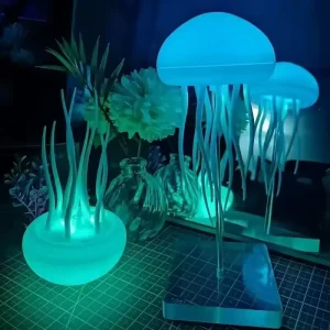 Jellyfish Table Lamp Desk Lamp Table Light for Hotel Home Party Banquet Gift Wedding Romantic Decorative Desk Lamp