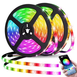 Joystar 1M Waterproof IP65 RGB TV Strip Light IP65 5V USB 5050 30leds m LED Smart Strip Lights With APP Control