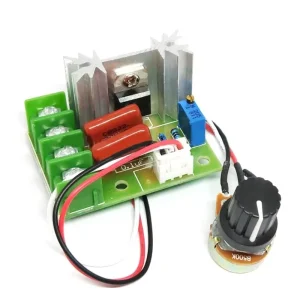 Jxy Brand AC 220V 2000W High Power SCR Voltage Regulator Module Dimming Dimmers Motor Speed Controller Governor W Potentiometer