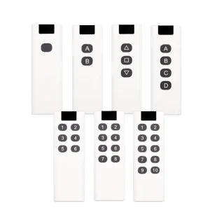 KAIYI KAIYI 01 High Power 433Mhz Learning Code Long Distance 100m Range 10A 12V Battery Powered Smart ABS Remote Control Switch