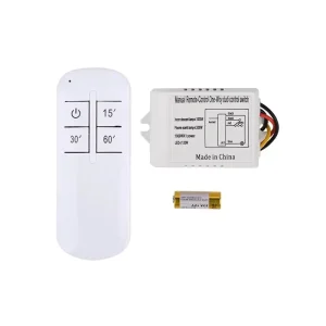 KAIYI Smart Home Wireless RF Network Battery Powered IP65 Waterproof Controller Switch 100m Range 10A Max Current 220V ABS LED