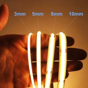 KCX Good Quality Smart COB Light Strip CCT Dimmable Indoor Light Strip Dual Color Temperature Adjustable LED Light Strip