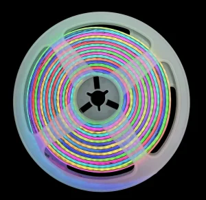 KCX High Lumen DC12V Flexible RGBIC COB LED Light Strip 576 LEDS M WS2811 Chip Dream Color Smart LED Strip Light for Decoration