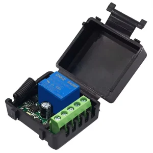 KR1201C 4 QIACHIP 433MHz DC 12V 10A 1CH Relay Module Receiver ON OFF Wireless Remote Control Switch