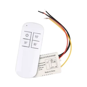 KY-001 220V Wireless RF Lighting Remote Control Switch 30-100m Range Battery Powered 10A ABS