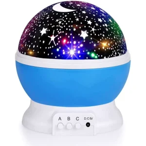 Kids Children Bedroom Party Holiday Starry Sky Night Light Ocean Wave Led Star Projector Lamp