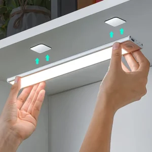Kitchen Lighting Charging Port 5V Magnetic Wireless Motion Sensor Under Cabinet LED Light