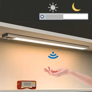 Kitchen Wardrobe Cupboard Cabinet Light 3 Modes Dimmable 1.5W Light Sensor LED Under-Cabinet Light