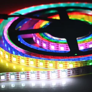 LC8822 43.2W M 144leds M 5050 LED Strip Changing Multicolor Flex LED Strip Light 144 Pixel Point 5V LED Strip Light