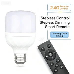 LED 2.4G Smart Globe Bulb E27 Dimmable Tunable White CRI 80 Wireless Remote Control