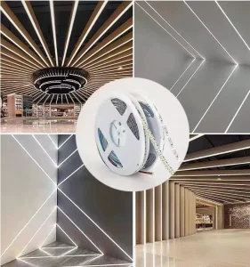 LED 24V High Brightness Low Voltage Linear Light Strip Patch Self adhesive 2835 Flexible Full Spectrum Light Strip