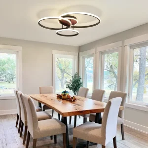 LED Acrylic Round Ceiling Light for Living Room