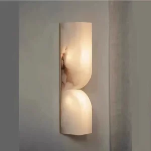 LED Alabaster Copper Modern Wall Lamp Dimmable Light 3-Year Warranty 3000K-6000K Color Temp for Hallway Bedroom Living Room