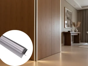 LED Aluminum Profile Light for Wood Wall Panels and Outside Corner Trim Lighting Factory YB3002PRO-0