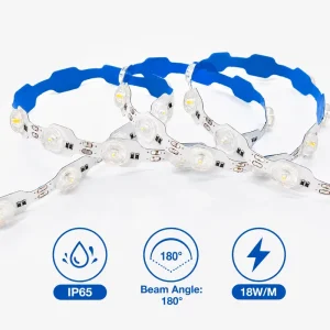 LED Backlight Strip 180 Degree Diffuse LED Strip 28 LEDs DC 12V IP 65 for Channel Letter & Advertising Light Box