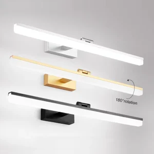 LED Bathroom Mirror Light Aluminum Vanity Dressing Table Moisture-Resistant Anti-Fog Mirror Cabinet Light