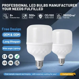 LED Bulb 15W 20W 30W 40W 50W Energy-Saving Lamp