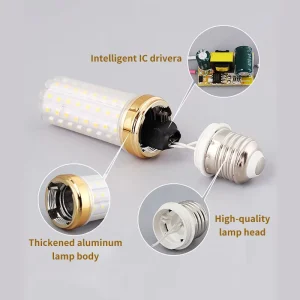 LED Bulb E14 Small Screw E27 Large Screw Corn Lamp for Household Chandelier