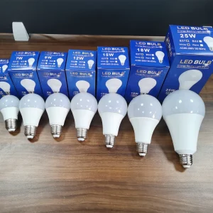 LED Bulb E26 E27 B22 85-265V Indoor Lighting A60 7W 9W 12W 15W AC 80