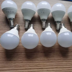 LED Bulb G45 7W 2700K 600lm Base14 Leftover Stock
