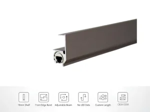 LED Cabinet Light for 18mm Shelves Front-Edge Installation Furniture Lighting Manufacturer OEM Factory