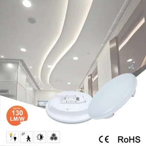 LED Ceiling Fixture with Zigbee Sensor Control, Intelligent Dimming, IP20, Commercial Use