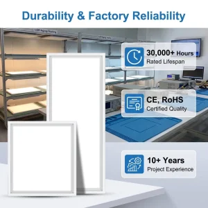 LED Ceiling Light 60x60cm 600×600 2×2 2×4 40W 80W 3CCT Driver 2835 Chips Recessed Commercial LED Panel Light