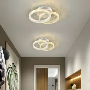LED Ceiling Light for Home Office 110V/220V Small Entrance Corridor Balcony Metal Base