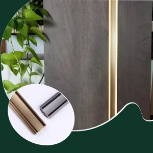 LED Channel for Wood Wall Panels Two Narrow Light Lines Eco Friendly Plastic Dimmable Surface Mounted Cabinet Lights YB3003 22