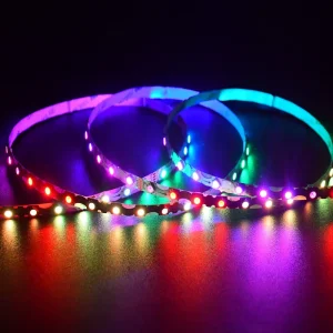 LED Color LED Strips Zigzag SMD5050 WS2815 LC8808B 60leds m RGB 4 in 1 Bendable DC12V S Shape Flexible Tape Light