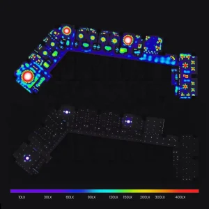 LED Conference Exhibition Lighting IP65 Rated Landscape Event Lighting Custom Design Dimmable