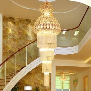 LED Crystal Ceiling Light for Stairwell and Stair Lighting