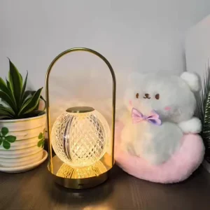 LED Desk Bedroom Bedside Lamp Light Luxury Atmosphere Creative Night Light Coffee Shop and Bar Desk Lamp