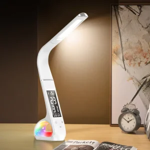 LED Desk Lamp DC Rechargeable USB Charging Port Eye-Care Dimmable Touch Control Battery Included Reading Light Home Office Study